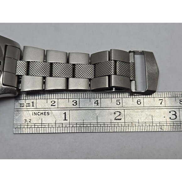 Vintage Timex Expedition Ana Digi Blue Dial Watch Indiglo 50M Alarm New Battery - Picture 9 of 14